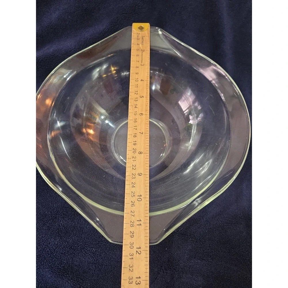 Vtg Pyrex Clear Glass Cinderella Mixing Bowls Nesting Mixing Bowl Set Mid Centur